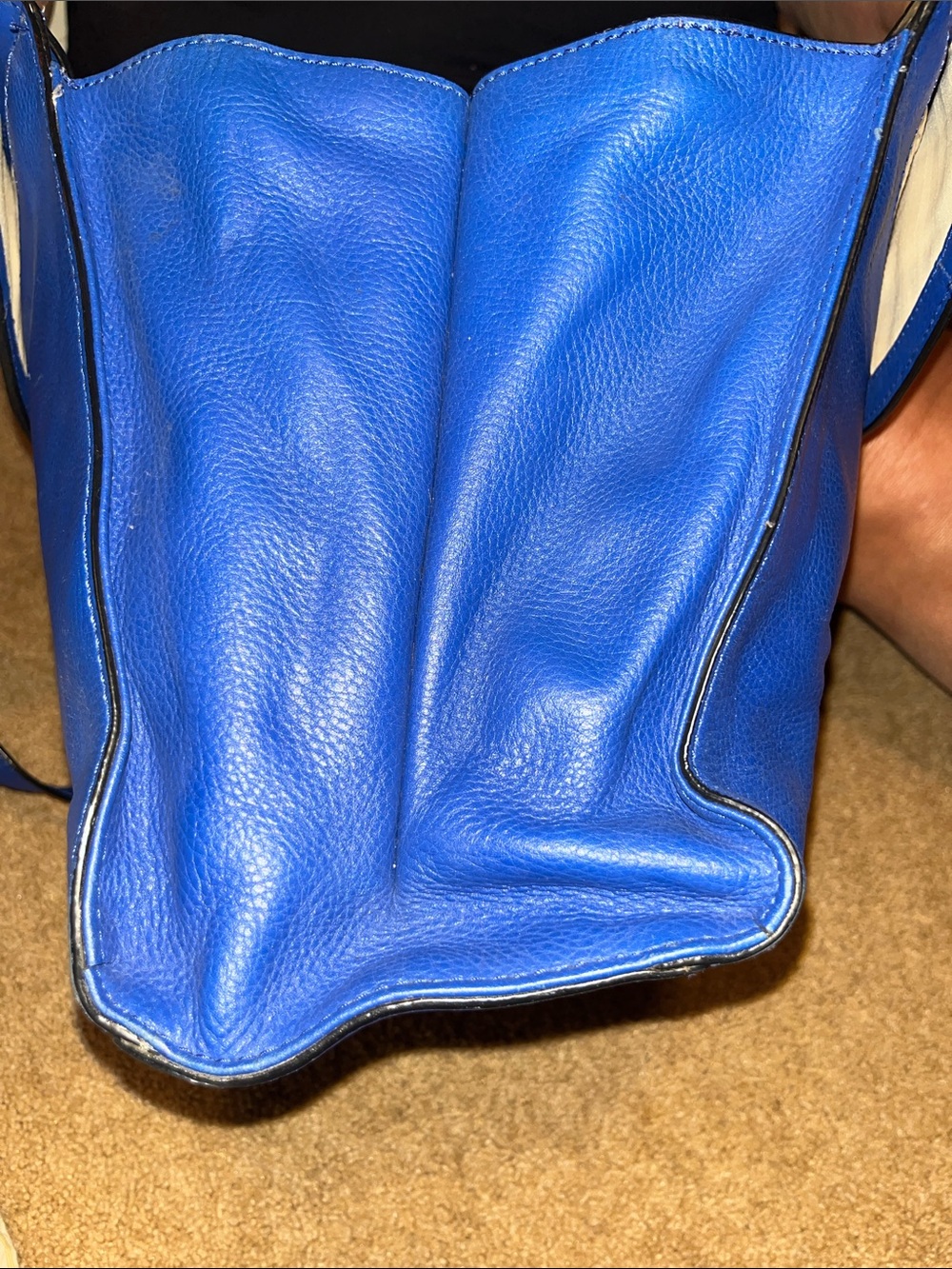 kate spade Cobalt Blue Leather Satchel - Picture 12 of 13